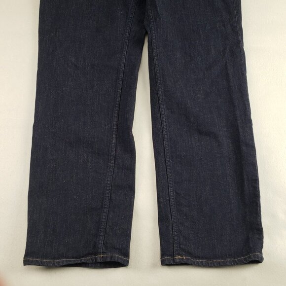 Dorothee Schumacher Straight Leg Jean Womens 5 US 10 Blue Dark Wash High Rise - Picture 2 of 13